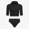 ALAIA TRIKINI IN JERSEY