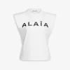 ALAIA T-SHIRT IN JERSEY