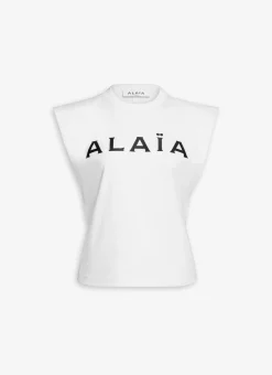 ALAIA T-SHIRT IN JERSEY
