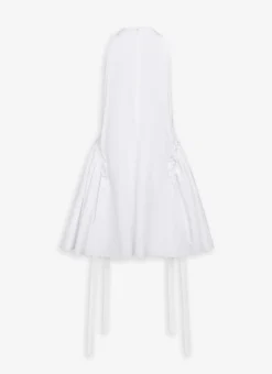 A-LINE DRESS IN COTTON POPLIN