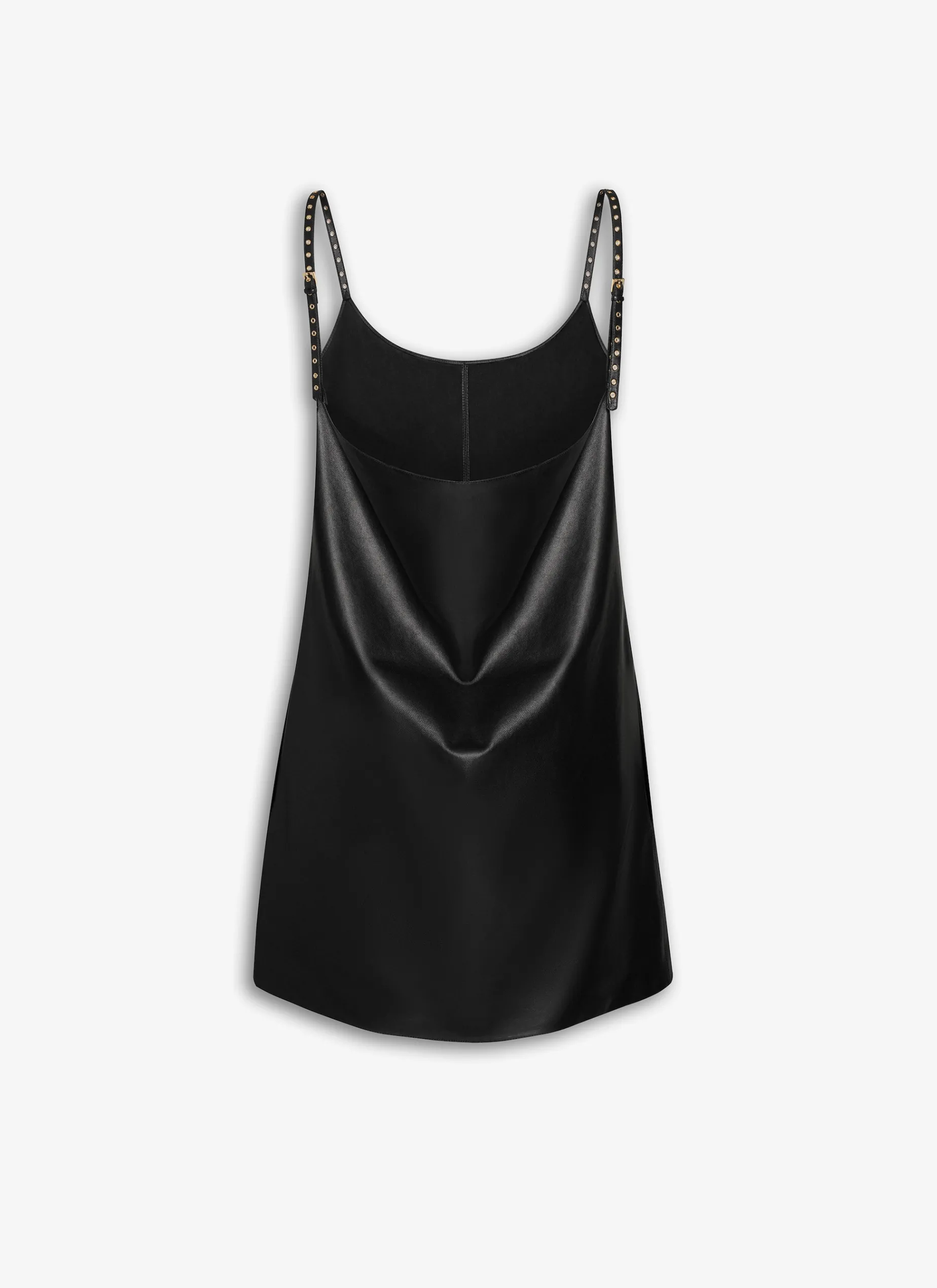 A-LINE DRESS IN SOFT LEATHER