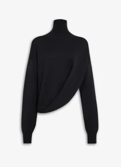 ASYMMETRICAL KNIT JUMPER