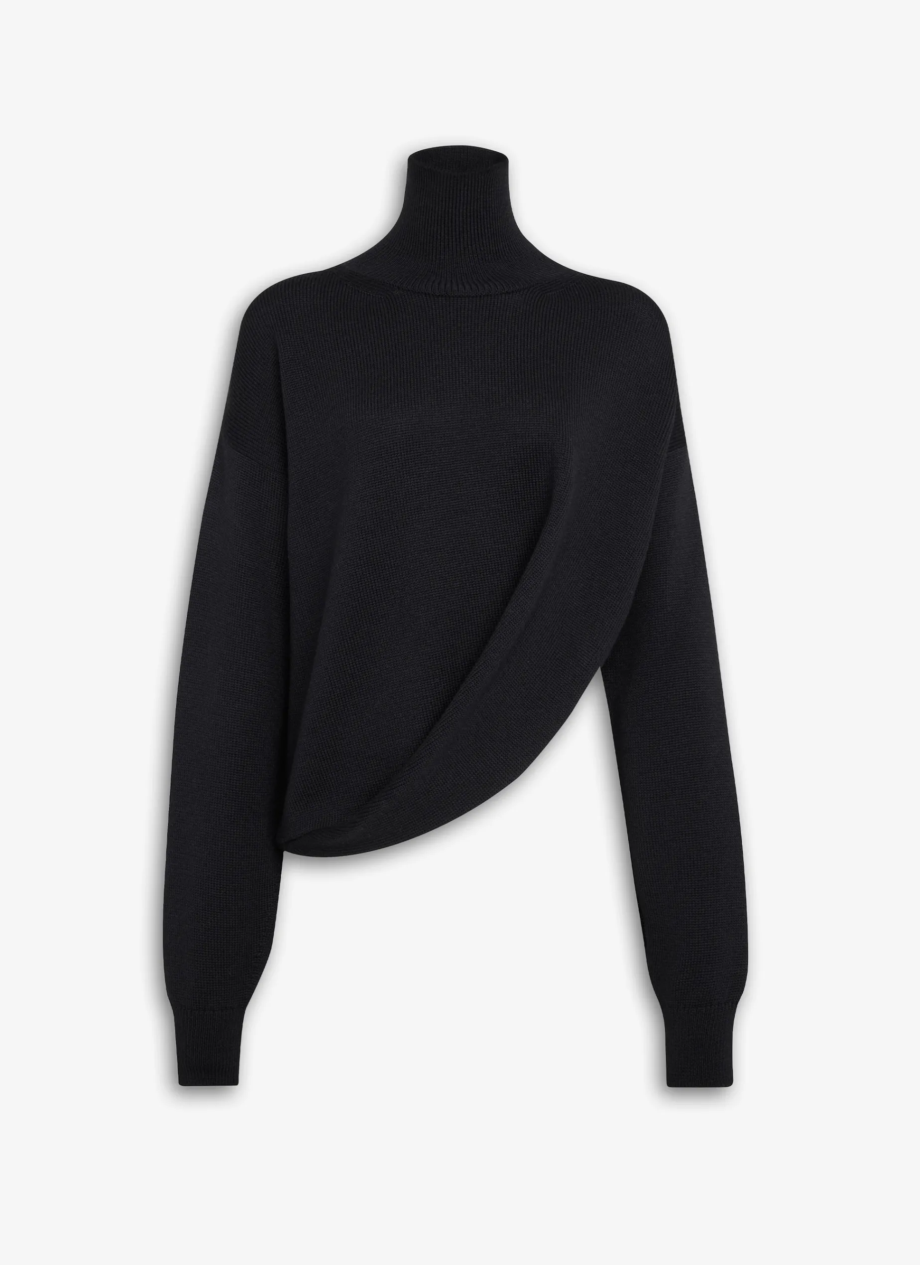 ASYMMETRICAL KNIT JUMPER