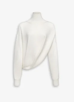 ASYMMETRICAL KNIT JUMPER