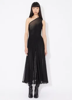 ASYMMETRICAL TWISTED DRESS