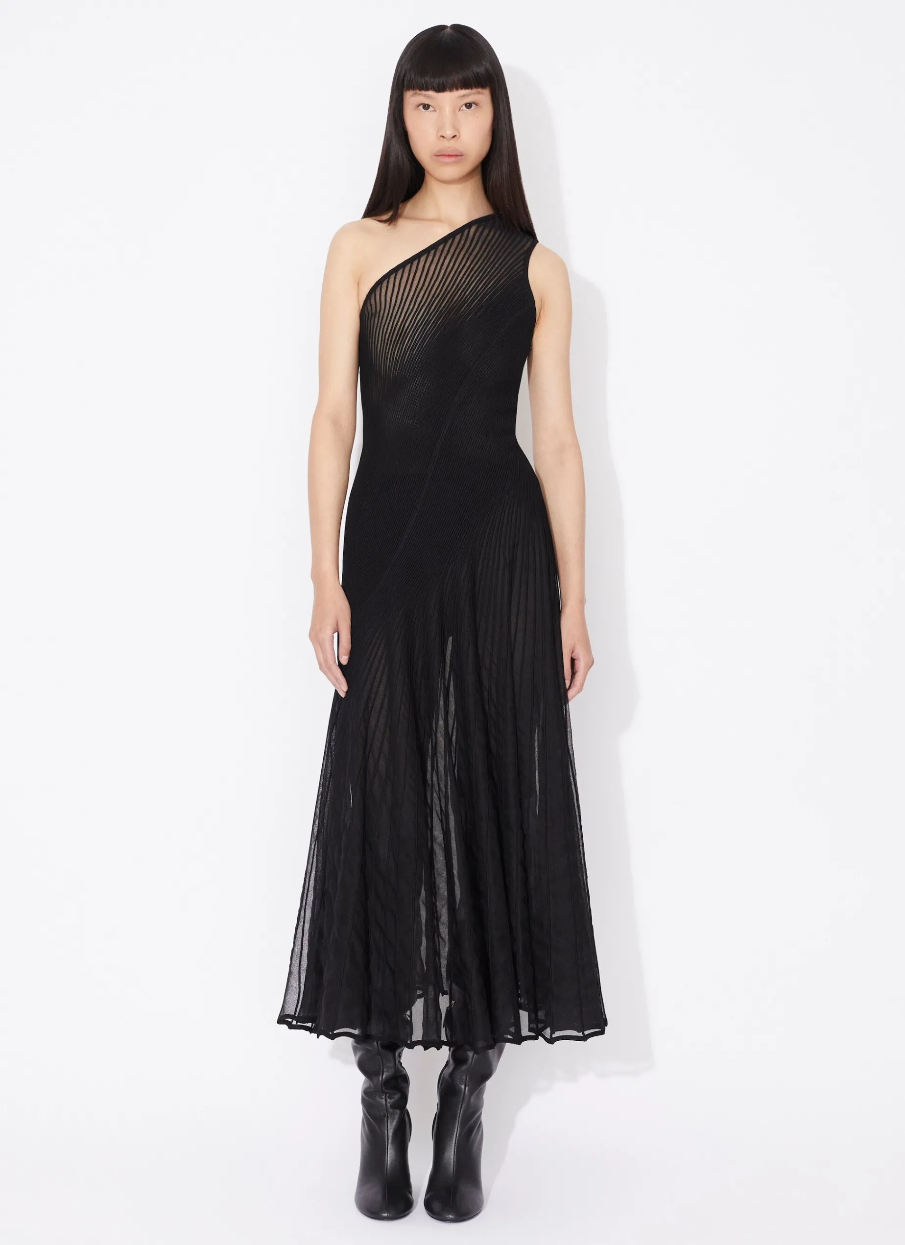 ASYMMETRICAL TWISTED DRESS