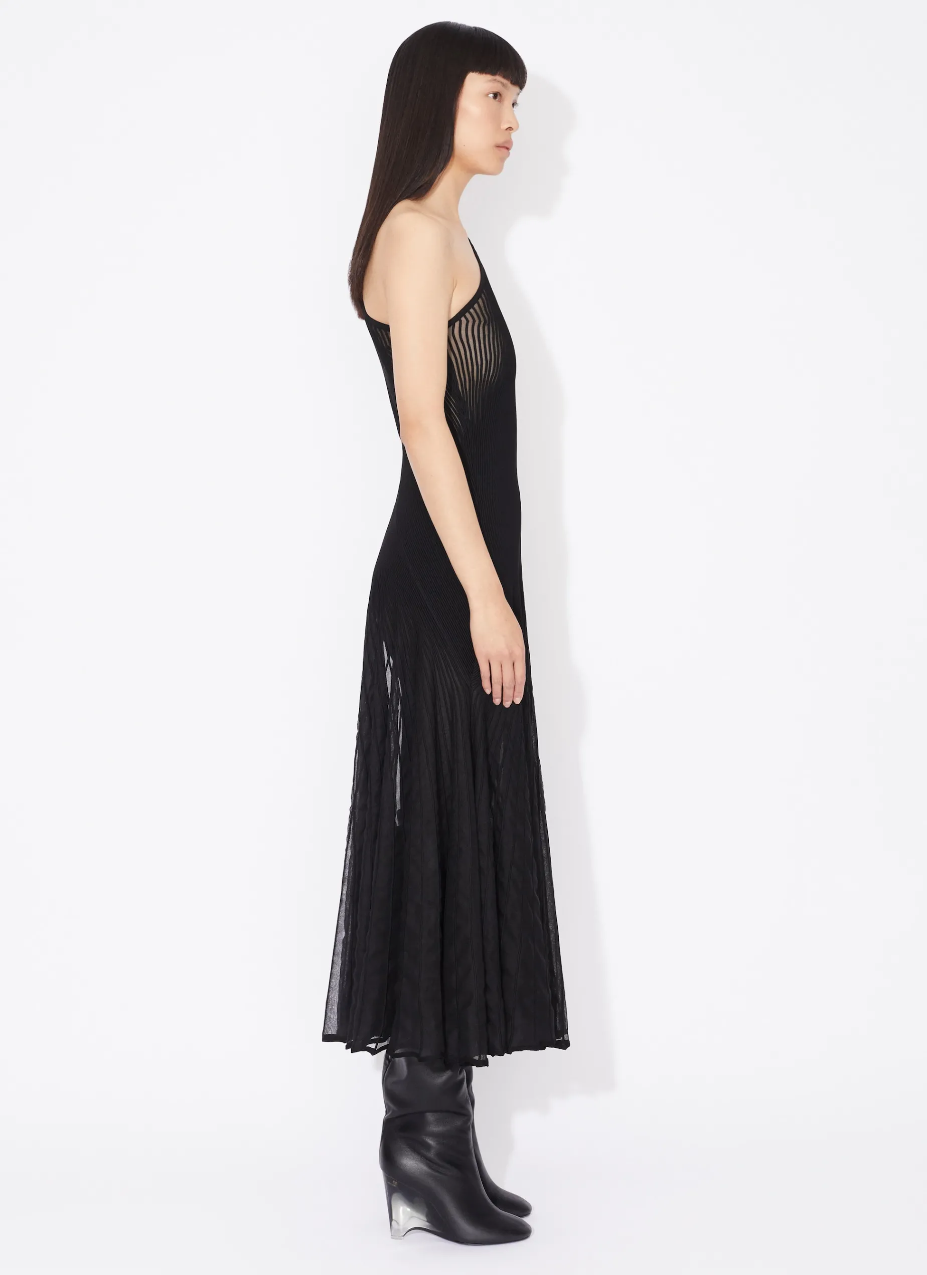 ASYMMETRICAL TWISTED DRESS