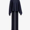 BACKLESS SCARF BLOUSE