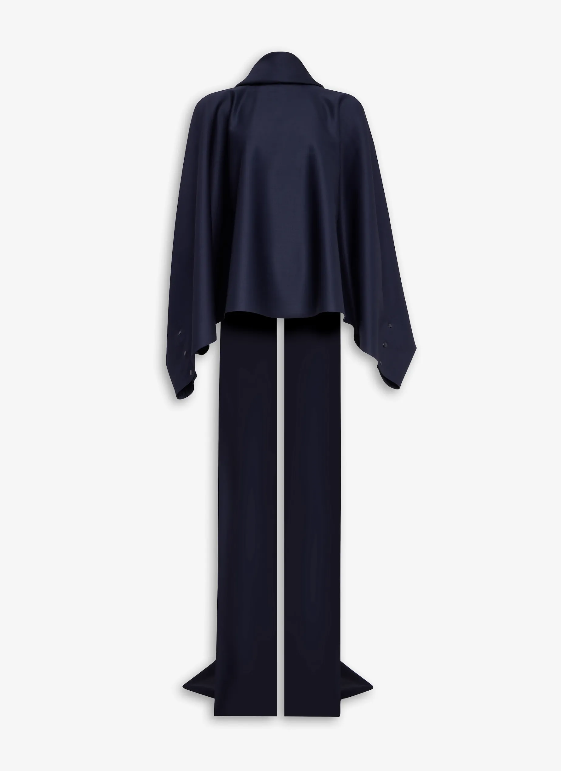 BACKLESS SCARF BLOUSE