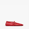 BALLET FLATS IN FISHNET