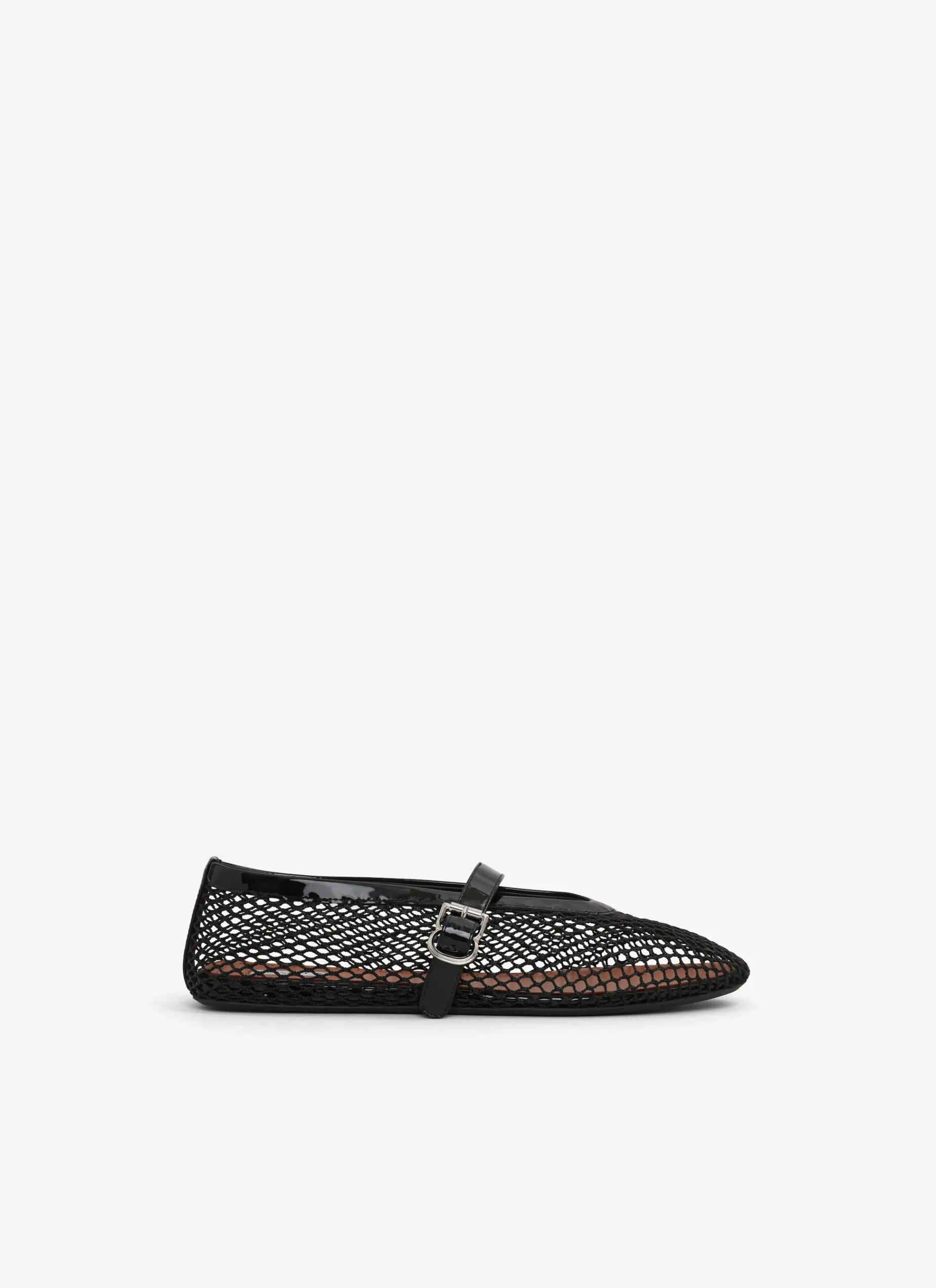 BALLET FLATS IN FISHNET