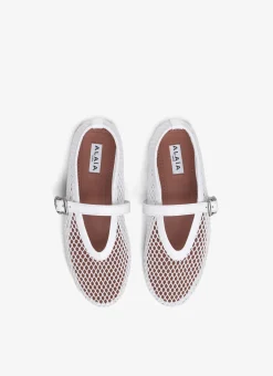 BALLET FLATS IN FISHNET