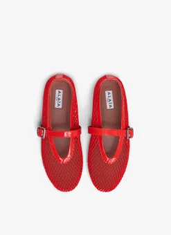 BALLET FLATS IN FISHNET