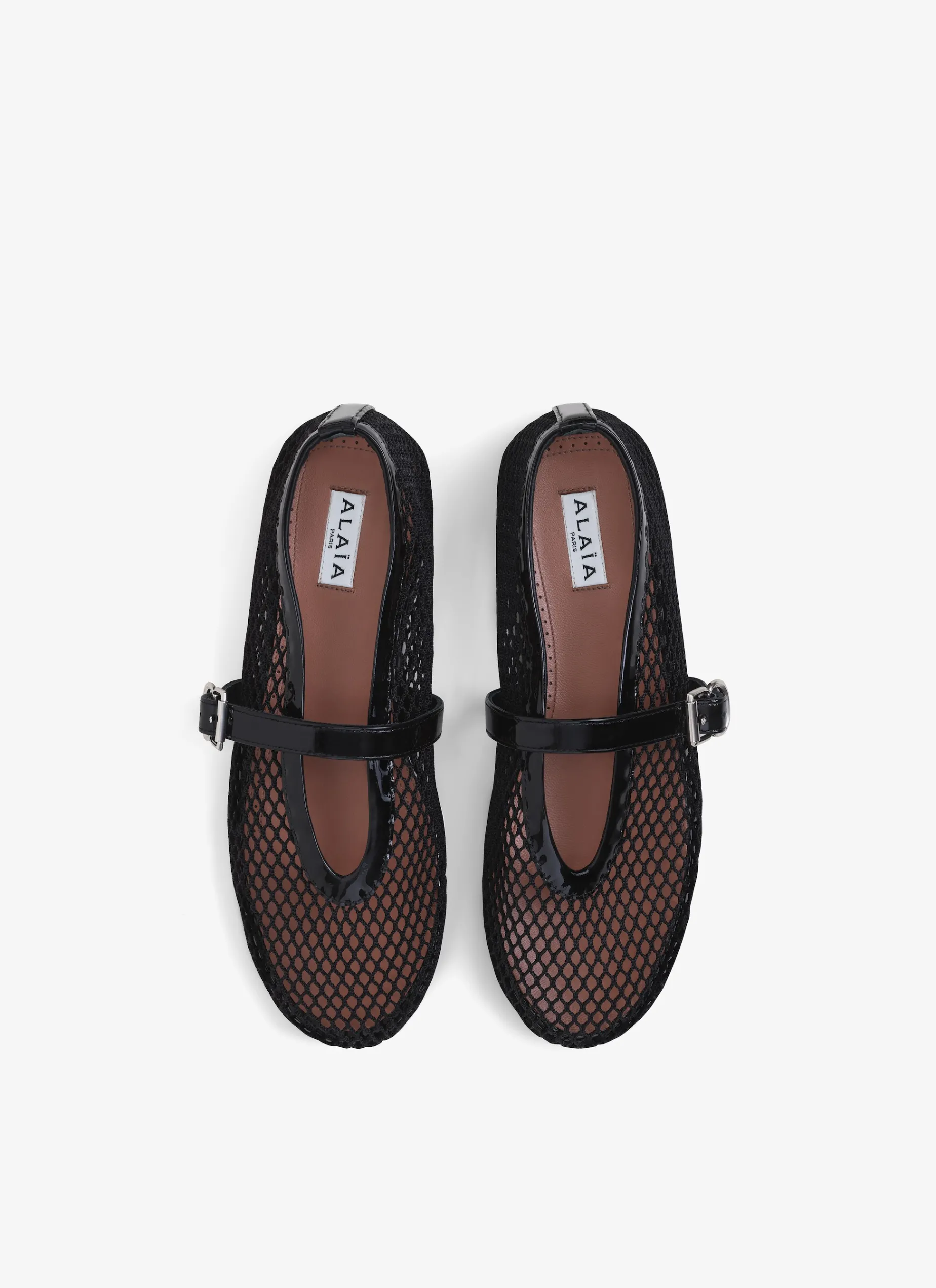 BALLET FLATS IN FISHNET