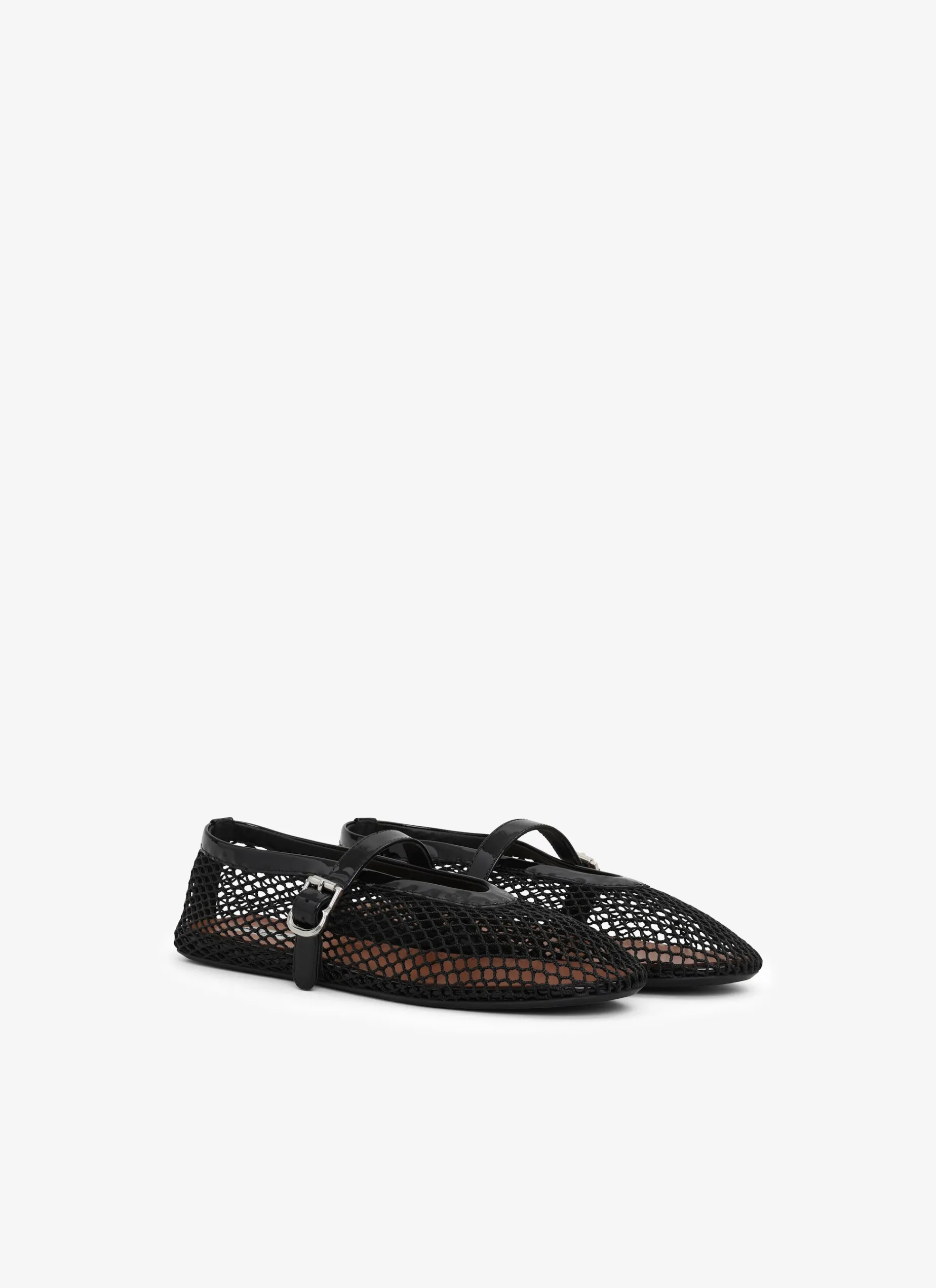 BALLET FLATS IN FISHNET