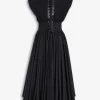 BELTED DRESS IN COTTON POPLIN