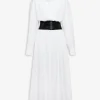 BELTED SHIRT DRESS IN COTTON POPLIN