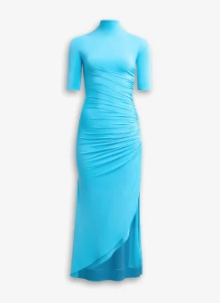 BODYCON DRAPED DRESS