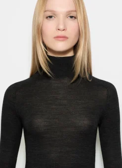 BODYCON KNIT DRESS WITH BUBBLE CUFFS