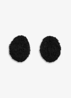 BUBBLE CUFFS IN KNITTED FUR