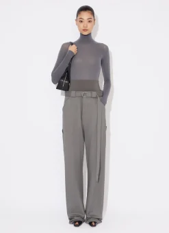 CARGO TROUSERS WITH KNIT BAND