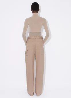 CARGO TROUSERS WITH KNIT BAND