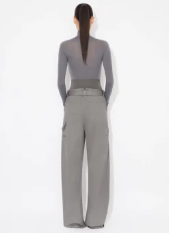 CARGO TROUSERS WITH KNIT BAND