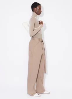 CARGO TROUSERS WITH KNIT BAND