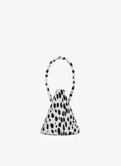 CONE MINAUDIERE IN PONY DOTS HAIRCALF