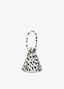 CONE MINAUDIERE IN PONY DOTS HAIRCALF