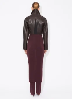 CROPPED BIKER JACKET