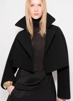 CROPPED CABAN JACKET