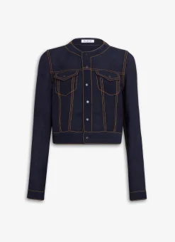 CROPPED FLUID JACKET