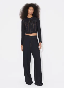 CROPPED FLUID JACKET