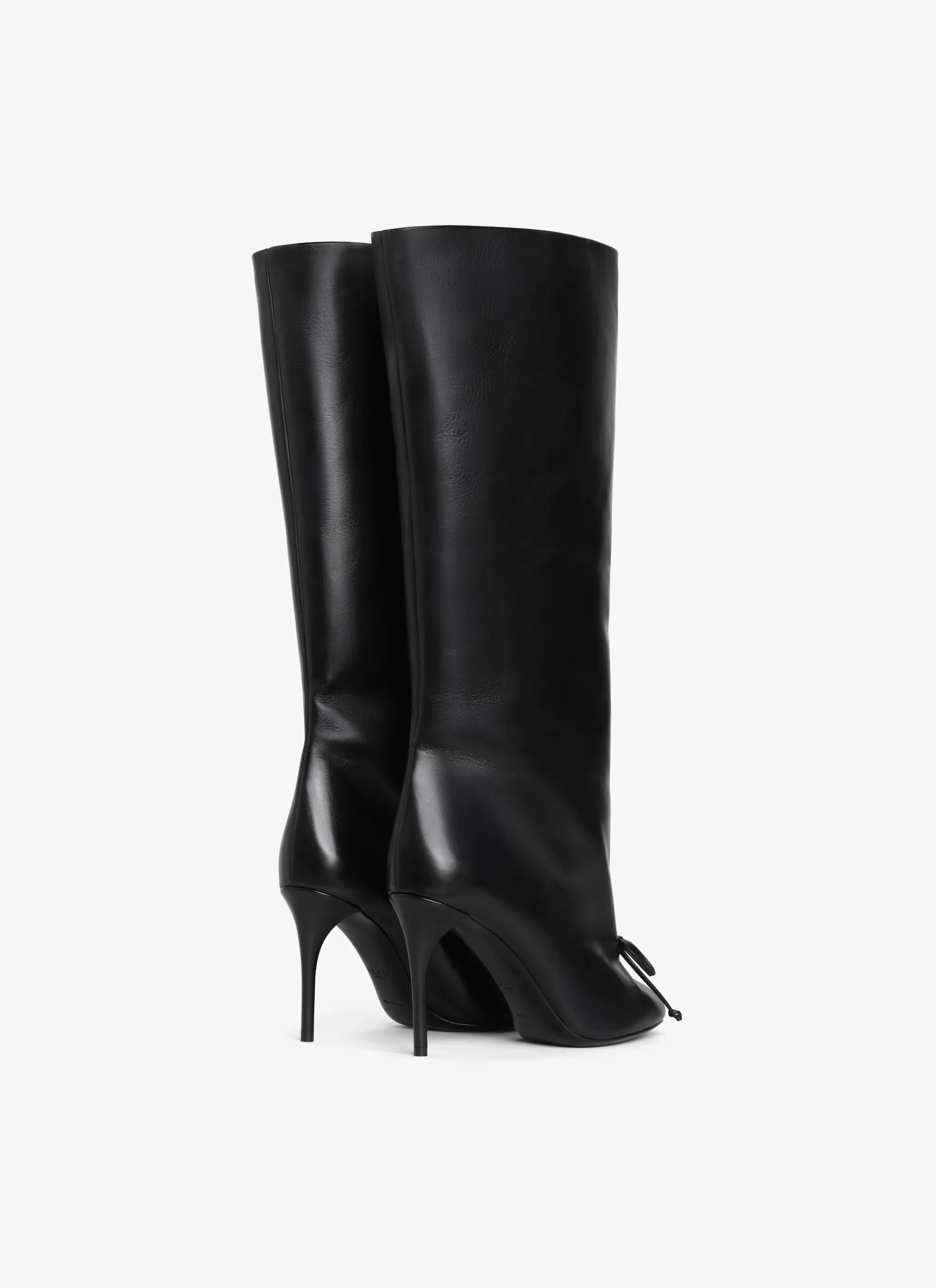 DECOLLETE HIGH BOOTS IN CALFSKIN