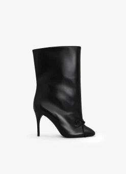 DECOLLETE LOW BOOTS IN LAMBSKIN