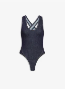 DENIM CROSSBACK BODY