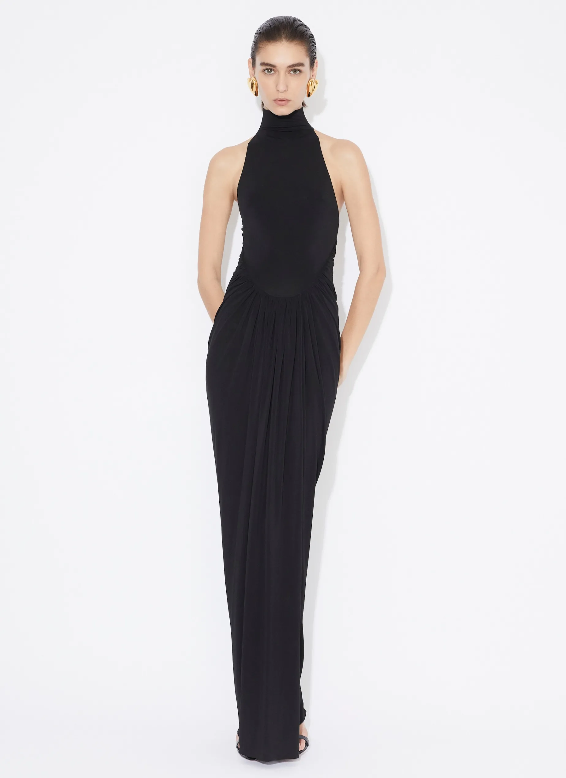 DRAPED DRESS