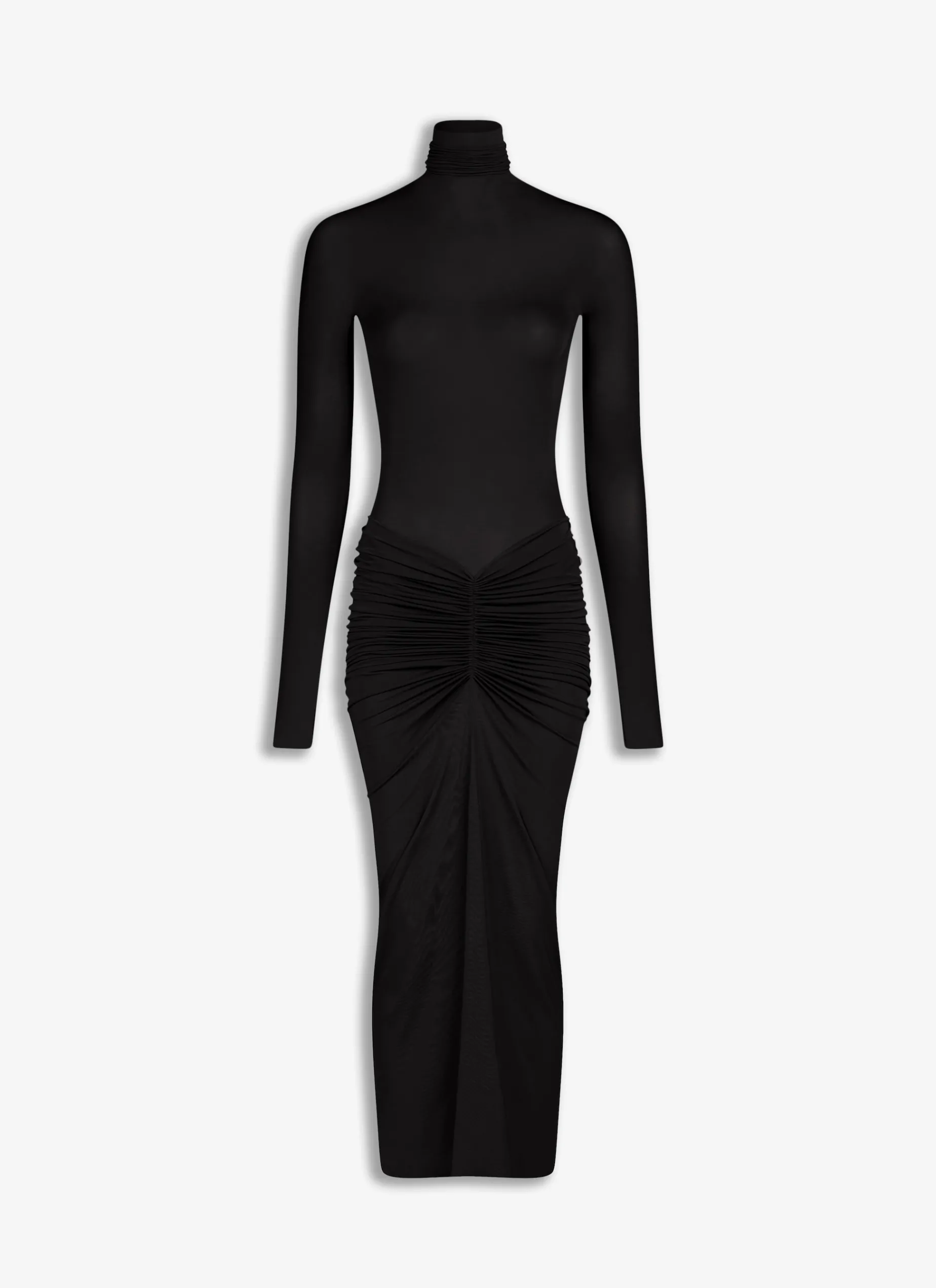 DRAPED JERSEY DRESS