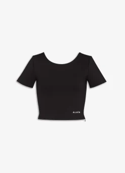 FITTED T-SHIRT IN SCULPTING JERSEY