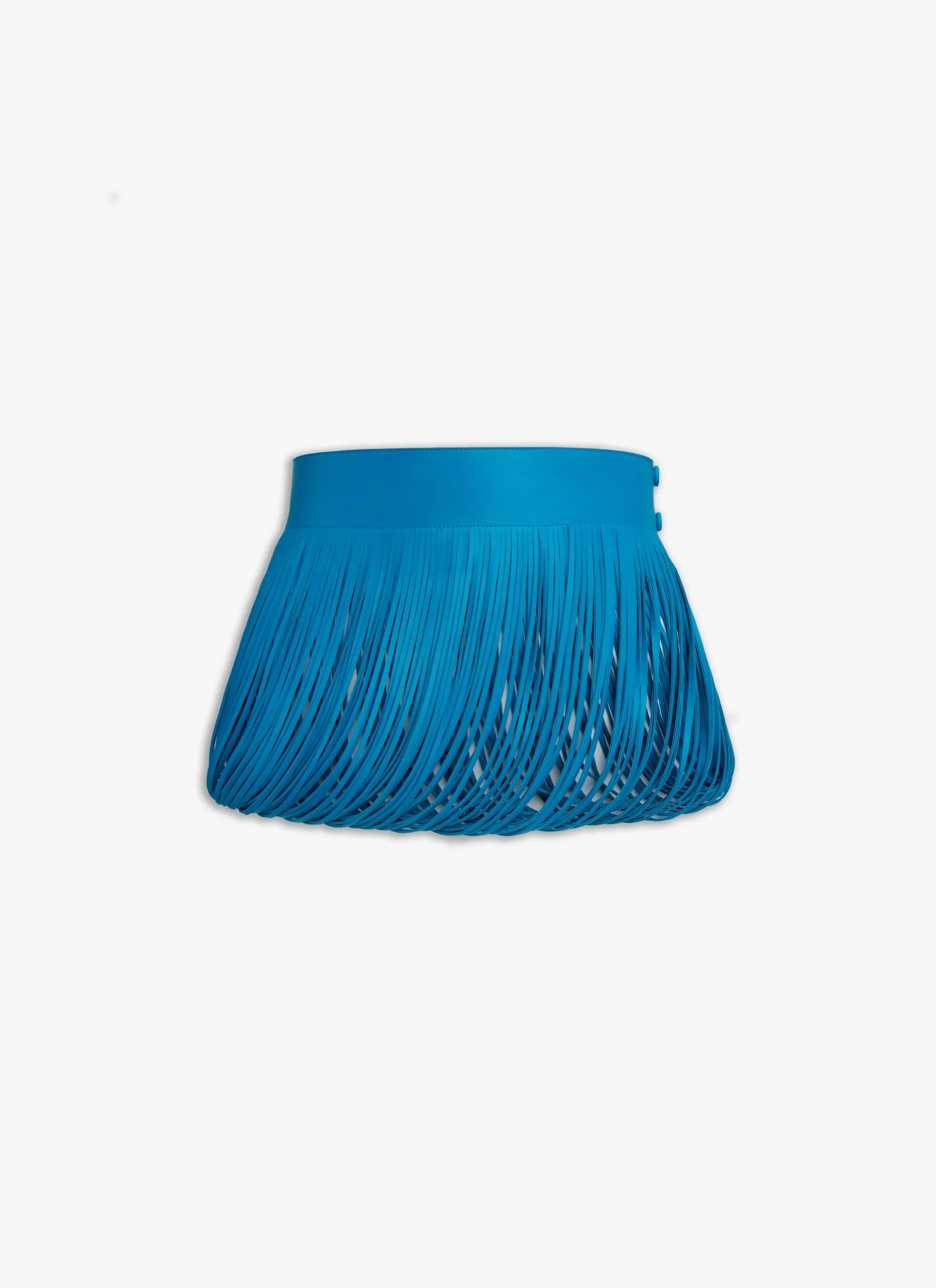 FRINGED LEATHER BELT