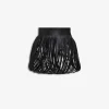 FRINGED LEATHER BELT