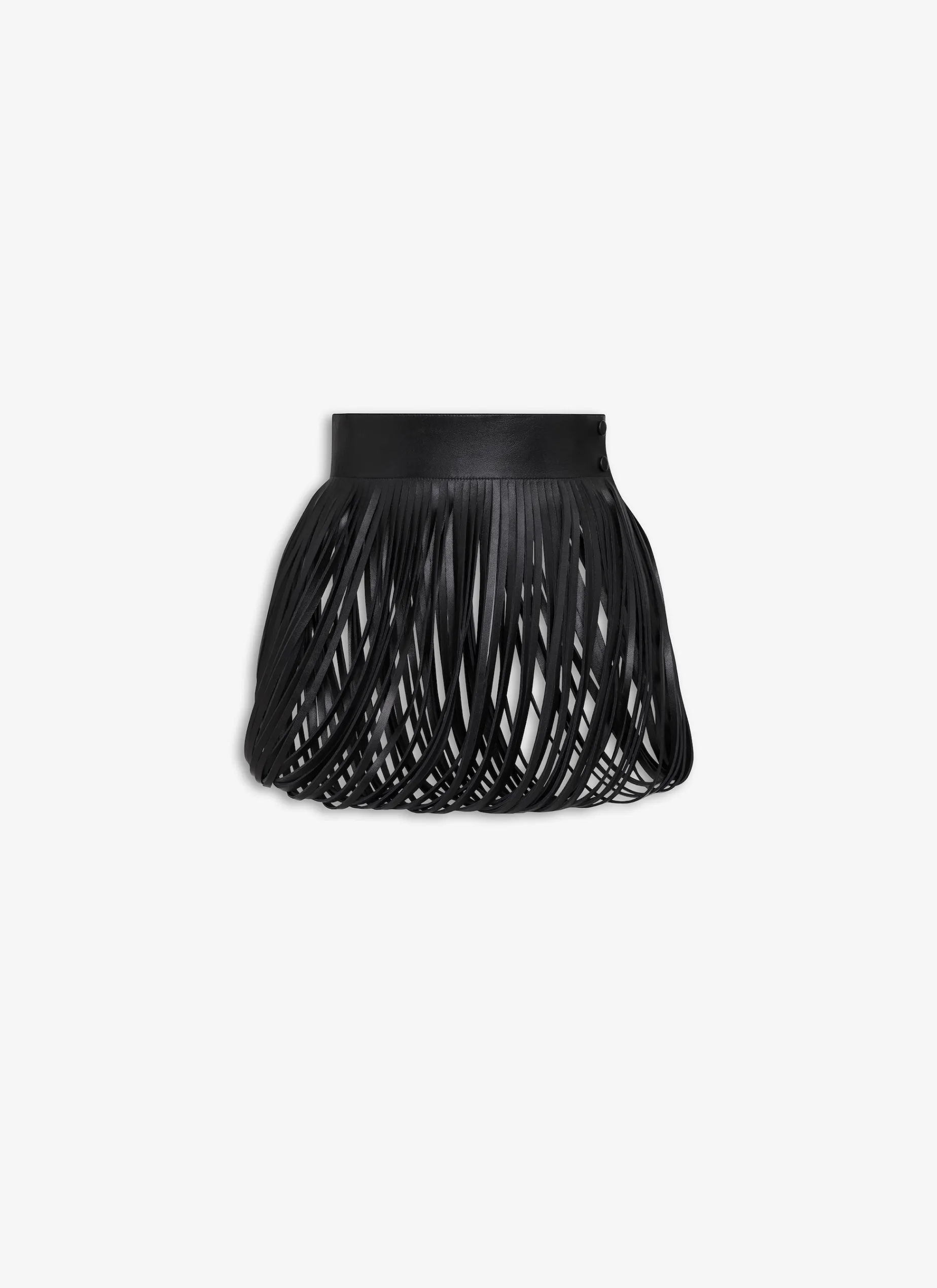 FRINGED LEATHER BELT