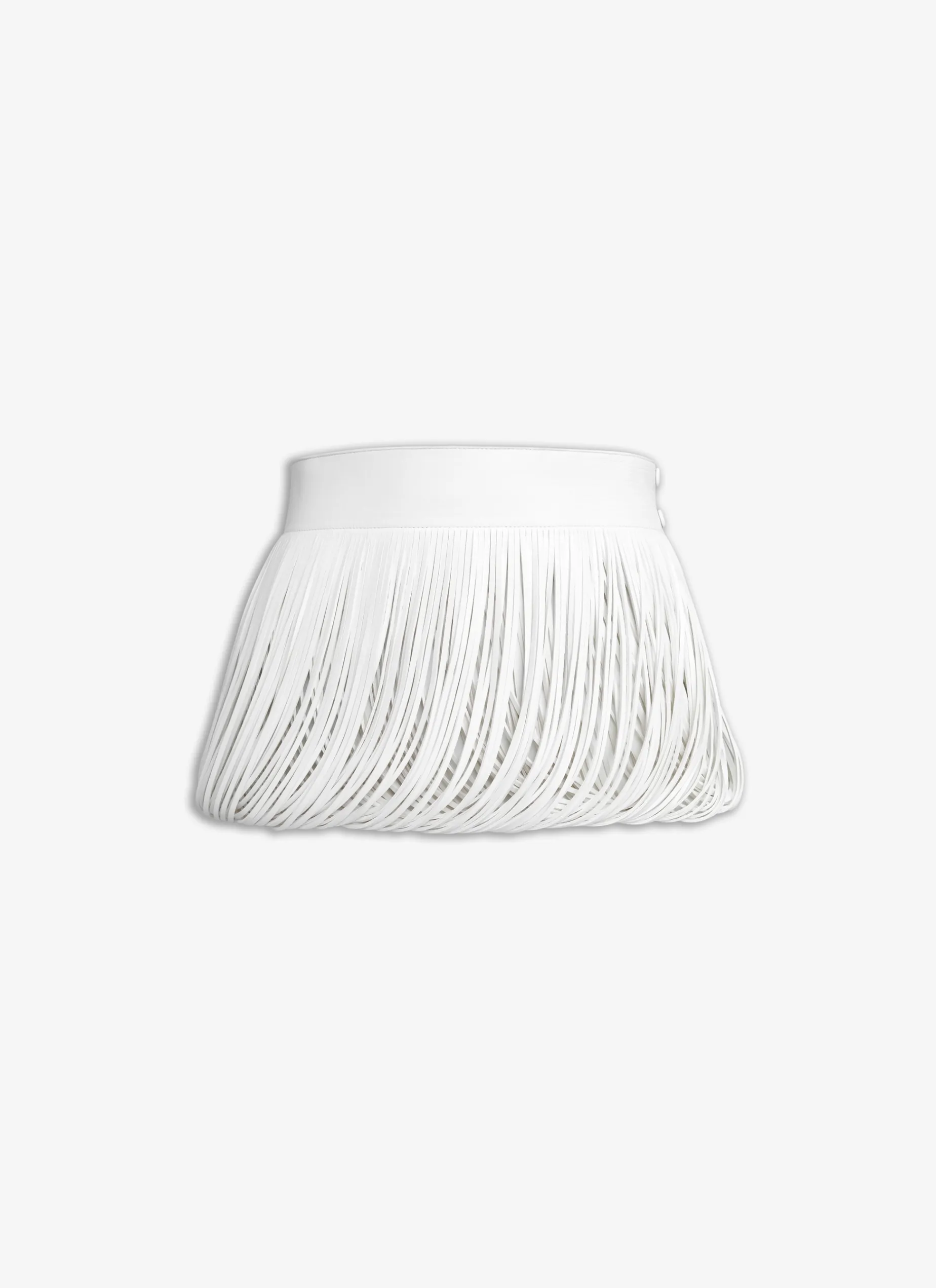 FRINGED LEATHER BELT