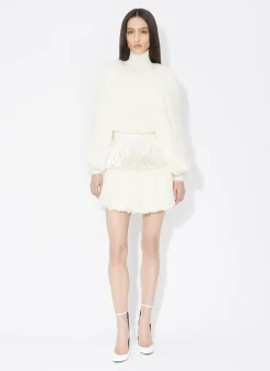 FRINGED LEATHER BELT