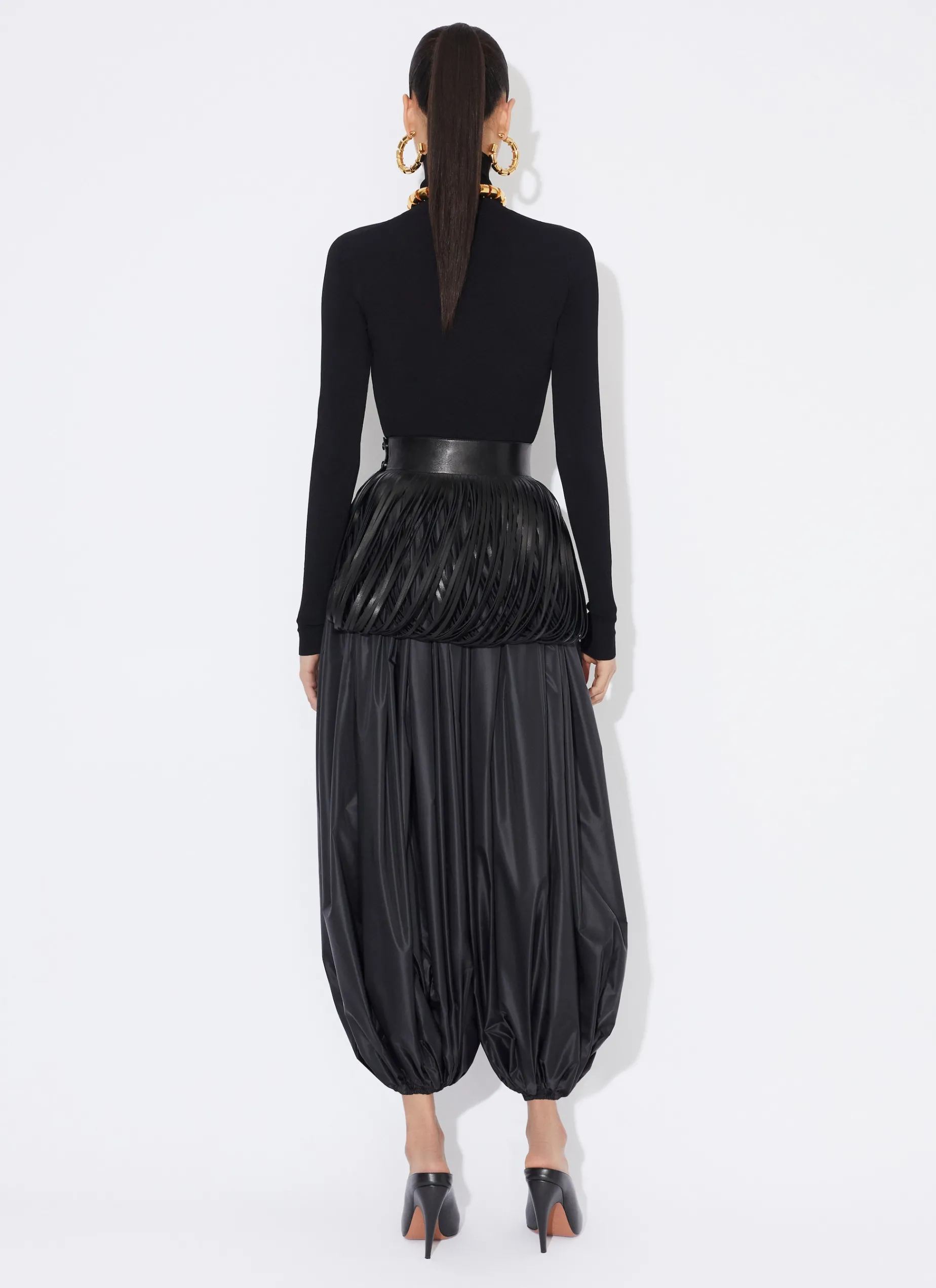 FRINGED LEATHER BELT