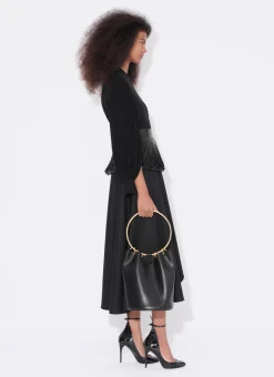 FRINGED LEATHER BELT