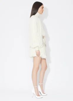 FRINGED LEATHER BELT