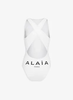 HALTERNECK ALAIA SWIMSUIT IN JERSEY