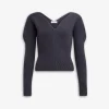 HEART NECK KNIT JUMPER